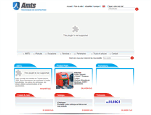Tablet Screenshot of amts.com.tn